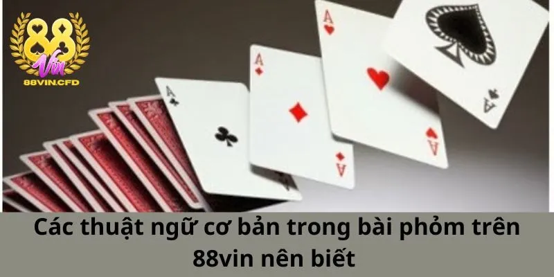 Các thuật ngữ cơ bản trong bài phỏm trên 88vin nên biết