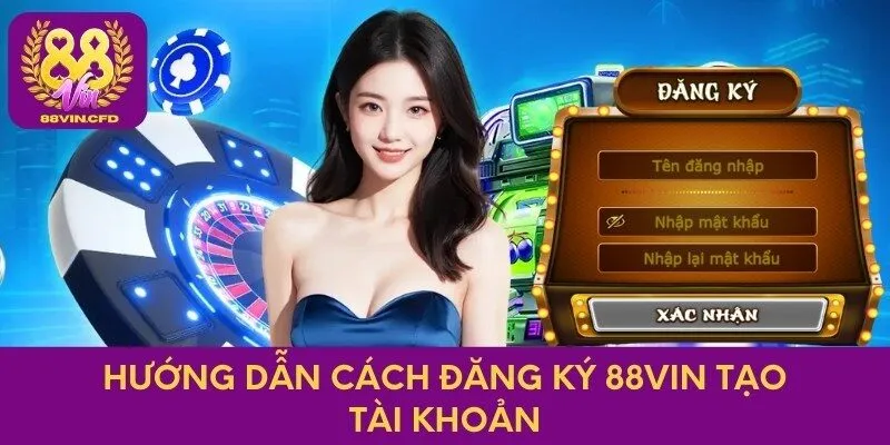 Hướng dẫn cách đăng ký 88vin tạo tài khoản